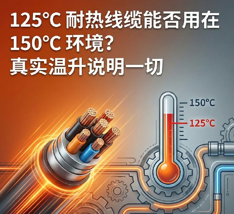 125℃ 耐热线缆能否用在 150℃ 环境？真实温升注明所有